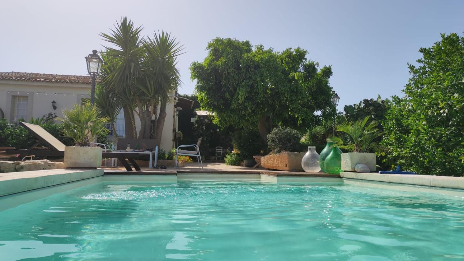 Вилла La Virgy Per Noto With Share Swimming Pool With Wonderful Sea View Авола Экстерьер фото